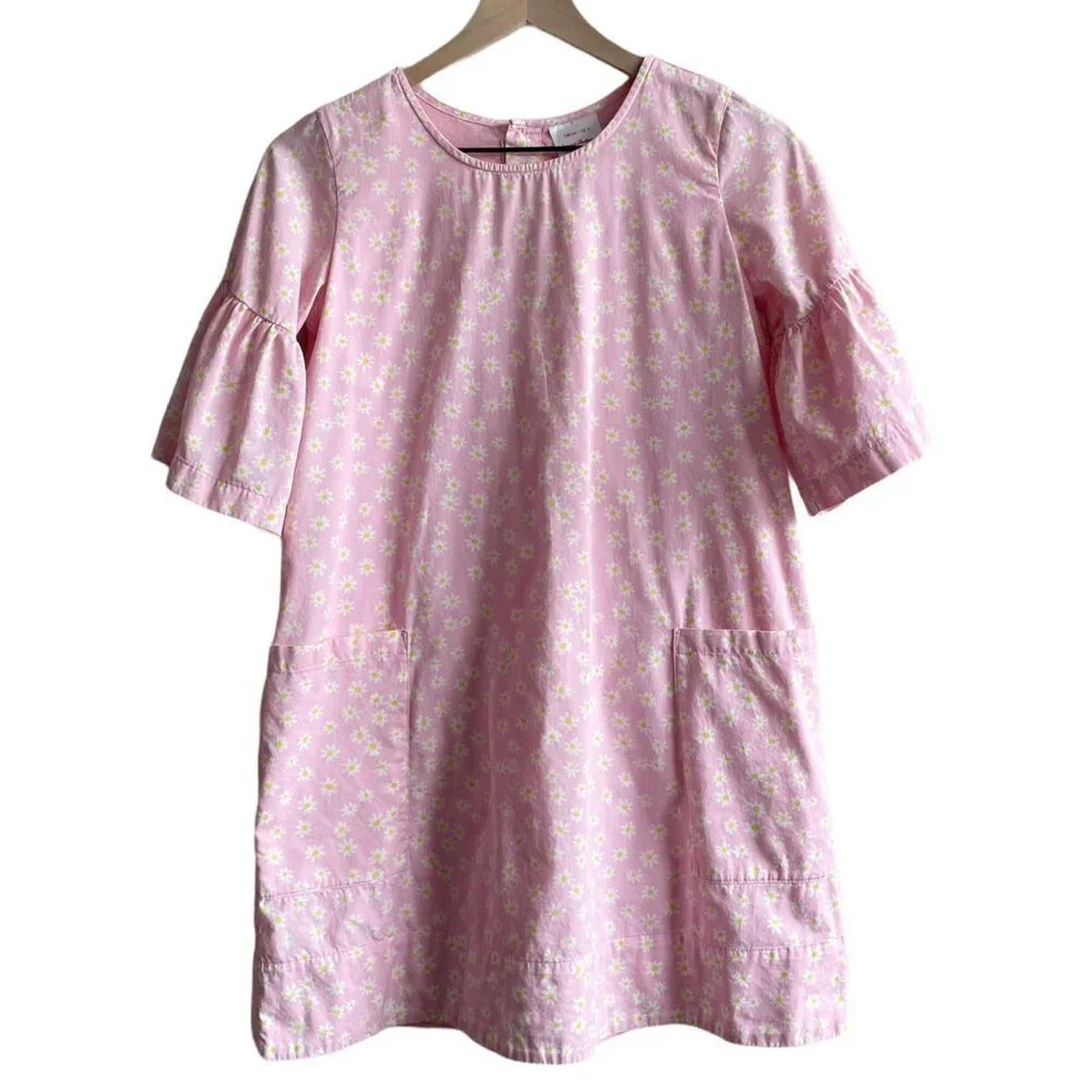 Hanna Andersson Pink Flowers Forever Daisy Dress